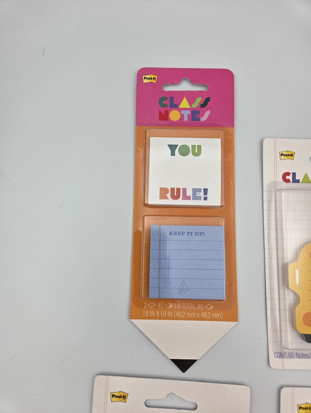 Post- It Class Notes Sticky Notes 4 Pack Nwt - Picture 6 of 6
